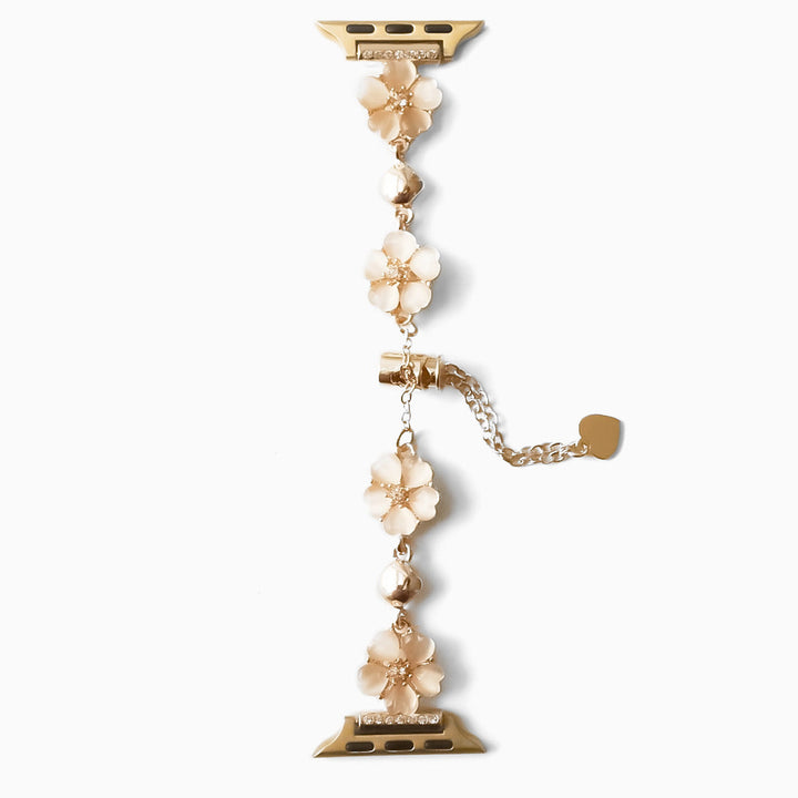 APPLE WATCH BRACELET Chain-Style Cherry Blossom Petals